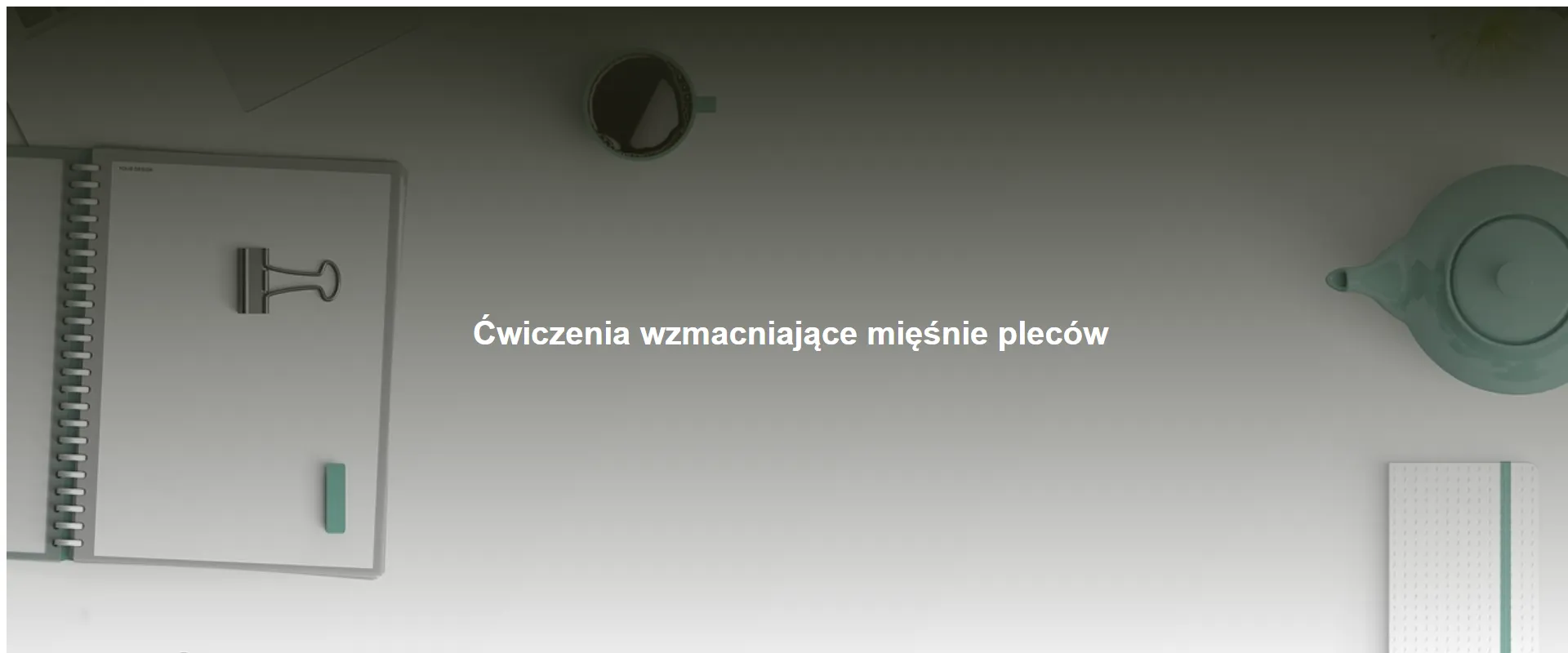 Ćwiczenia wzmacniające mięśnie pleców