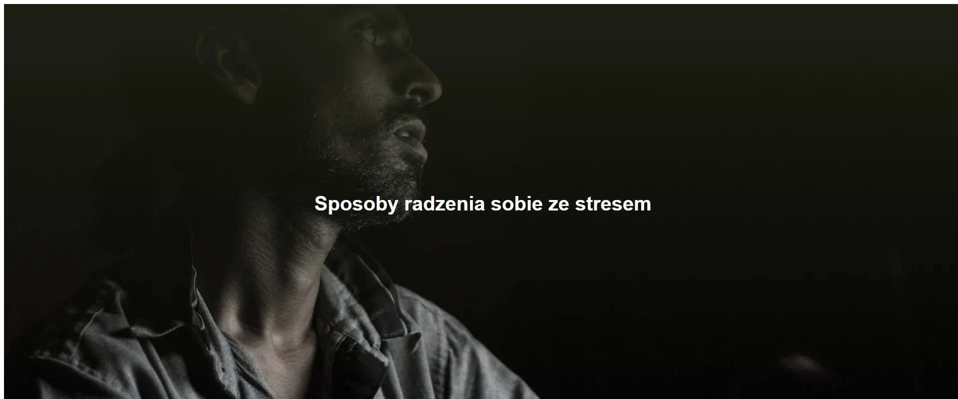 Sposoby radzenia sobie ze stresem